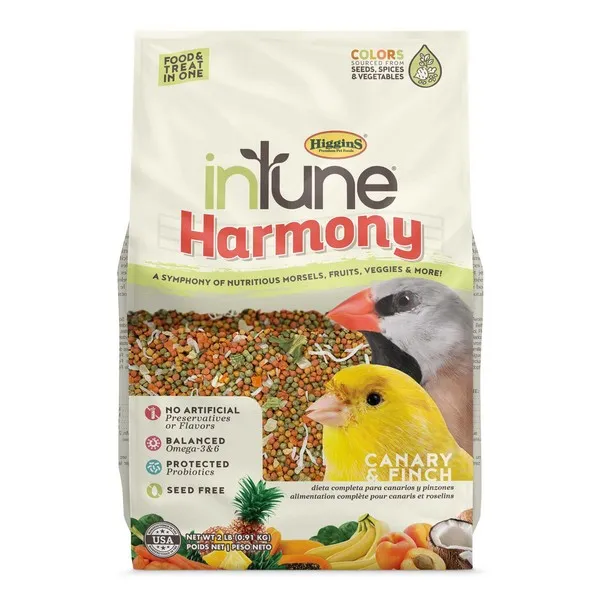 2 Lb Higgins Intune Harmony Canary/Finch - Food